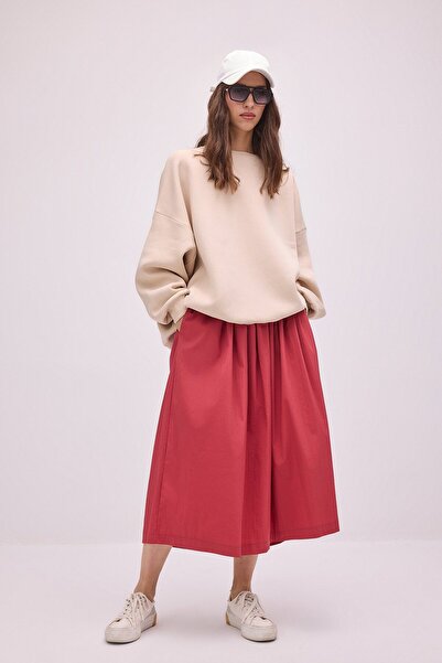 Touché Privé Yandan Pocketed Ruched Skirt