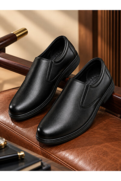 Generic Brand Men's Genuine Leather Fleece Lined Warm Moccasins, Breathable S...