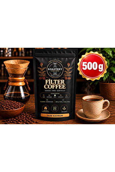 Taze Kavrulmuş Filtre Kahve 500 G