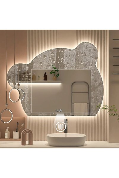 Flippy LED Mirror Bear, 110X80, Touch, Defog System, Dimmable E66/110X80