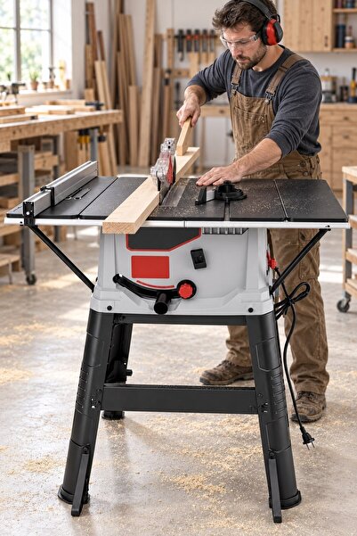 SCHUTZENGER Rydor 1800w TEZGAH ÜSTÜ 255mm AHŞAP TAHTA KESME MAKİNESİ MARANGOZ...
