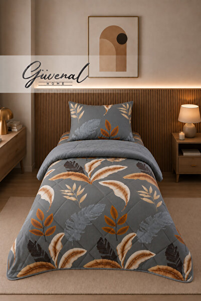 Güvenal Fiorelle |   Wellsoft Double-Sided Single Pillowcase and Elastic Shee...