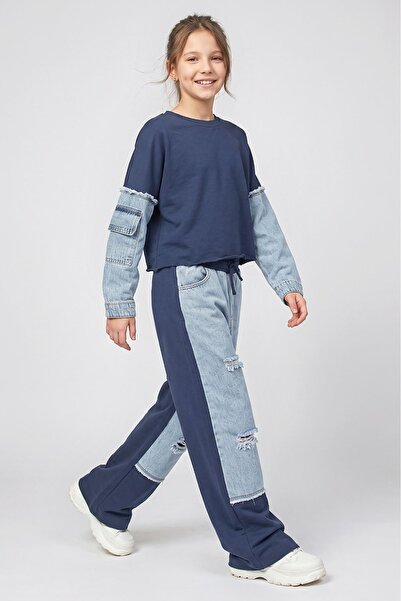 HAUSEkids 9-14 Yaş Ela Kız Çocuk Takım-İndigo