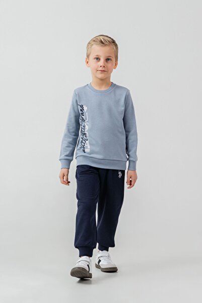 U.S. Polo Assn. 4-14 Years Licensed Us Polo Assn Boys' Set-Indigo