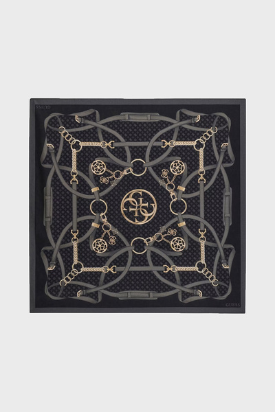 Guess Desenli 120 x 120 cm Eşarp AW5679POL03 Kadın EŞARP AW5679 POL03 BLA