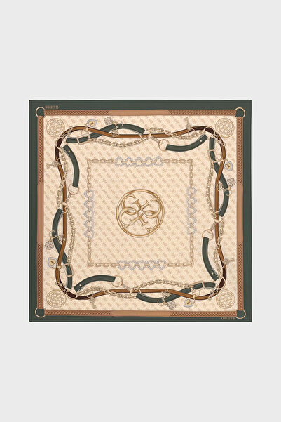 Guess 4g Logo 90 X 90 cm Scarf Aw5682Pol90 Women's Scarf Aw5682 Pol90 Olm