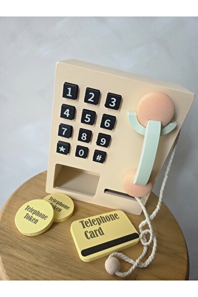 Plywoody Toys and More Ahşap Oyuncak Telefon Seti
