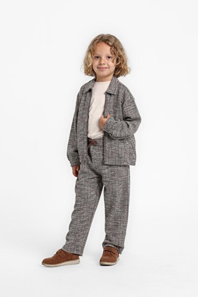 HAUSEkids 1-5 Years Old Nico Marcel Boy's Suit-Stone