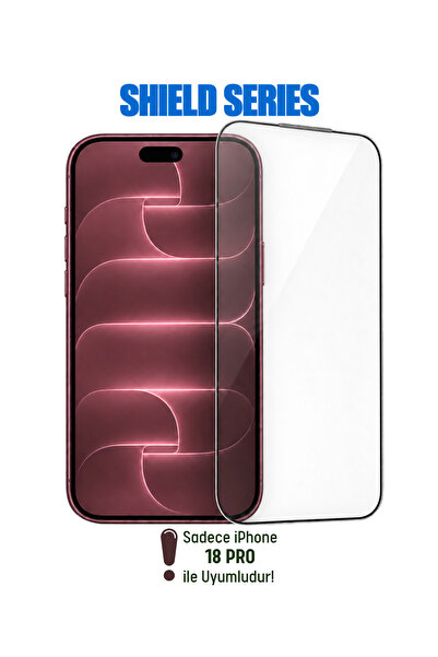 Evax [Shield] iPhone 18 Pro ile Uyumlu Shield Serisi 6D Tam ESD Anti-Statik H...