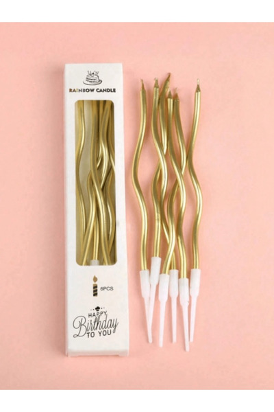 Generic Brand Elegant Twisted Birthday Candles - Decorative Long Candles for ...