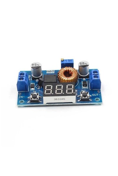 Genel Markalar XL4015 75W 5A DC-DC Voltaj Düşürücü Modülü - 3 Haneli Voltmetre