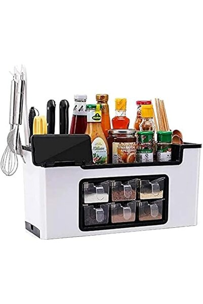 1step2dream Countertop Spice Rack Organizer Spice Jar Storage Boxes Rack for ...