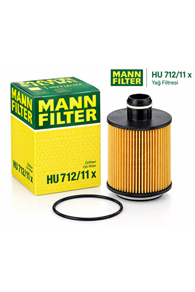 MANN HU 712/11X Yağ Filtresi Fiat, Opel, Ford, Suzuki Fiorino Linea 500 Egea ...