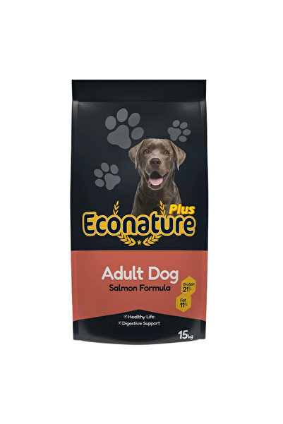 Econature Plus Somonlu 15 kg Yetişkin Kuru Köpek Maması