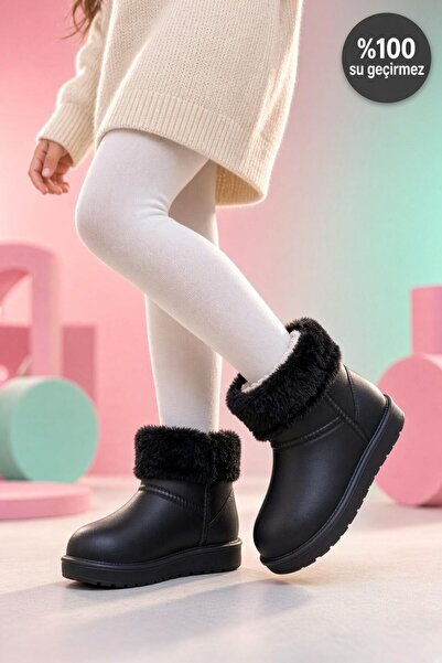 Oksit Lovi P003 100% Waterproof Warm Snow and Winter Boots for Girls with Fur...