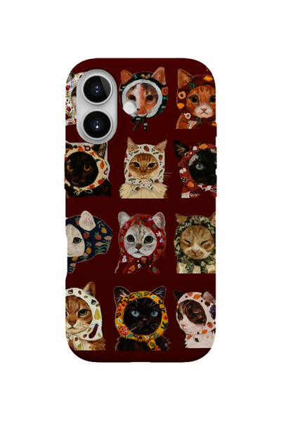 farifra iPhone 17 Uyumlu Desenli Silikon Lansman Telefon Kılıfı _K402BORDO.png