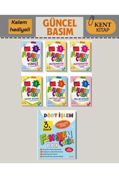 Fenomen Yayıncılık Fenomen Çocuk 3.Sınıf Full Set