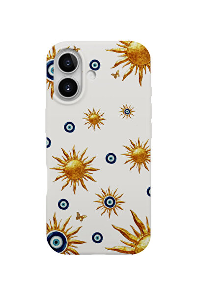 farifra iPhone 16 Uyumlu Desenli Silikon Lansman Telefon Kılıfı _K075BEYAZ.png