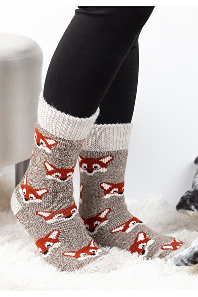 Soma Κάλτσες γυναικείες ισοθερμικές με σχέδια Socks - Μπεζ