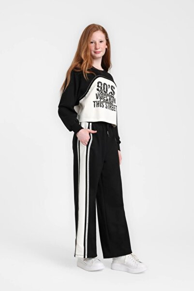 HAUSEkids 10-14 Years Old Run Street Girls' Set-Black