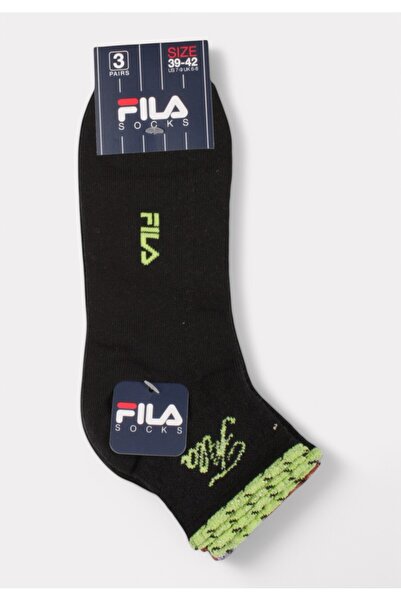 FILA Quarter Socks F6787 Fashion Lady - 3 τεμάχια - Πολύχρωμο