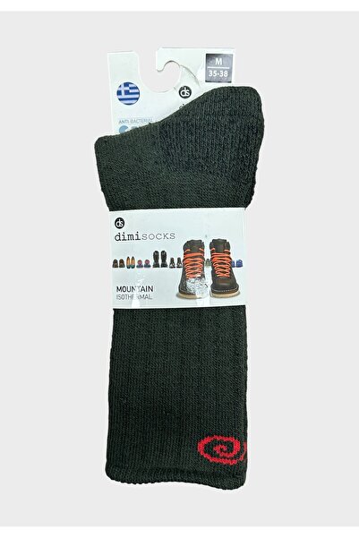 dimi socks Κάλτσα Unisex Ισοθερμική Χακί– Mountain Isothermal Χοντρή