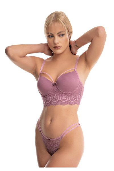 Koza Σετ bralette-slip Push Up με ενίσχυση 80236 - Σάπιο Μήλο