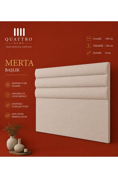 QUATTRO HOME MERTA ÇİFT KİŞİLİK BAZA BAŞLIĞI