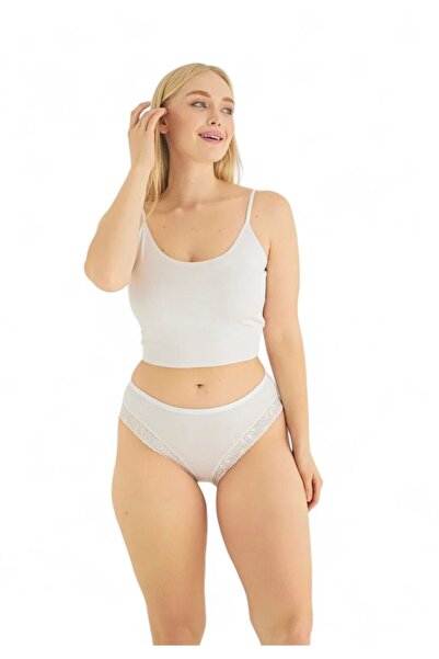 SeXen Σλιπ γυναικείο Midi Livia White 5 Τεμ. - Λευκό