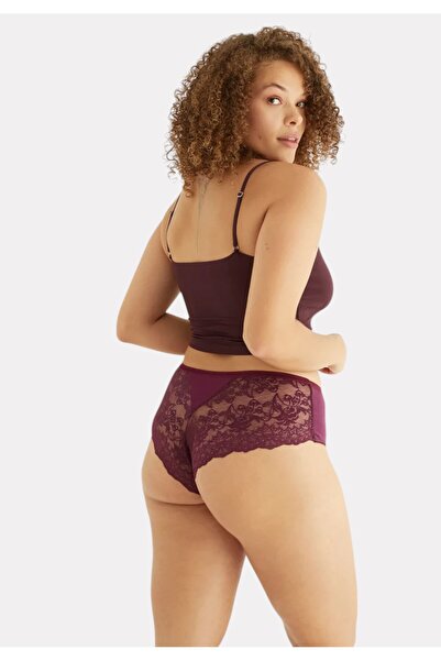 SeXen Brazil Slip με δαντέλα ψηλοκάβαλα Lisa Colors 5 Tεμ. - Πολύχρωμο