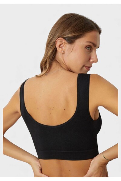 Norddiva Μπουστάκι Γυναικείο Minimizer Seamless Μαύρο