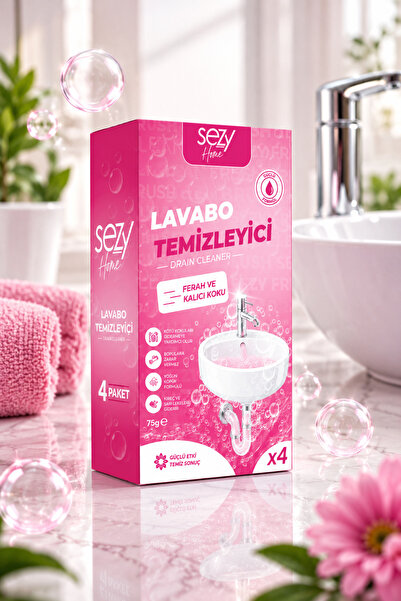 Msk - Sezy Sezy Home Köpük Lavabo Temizleyici 75 g – 4'lü Paket Yoğun Köpük E...