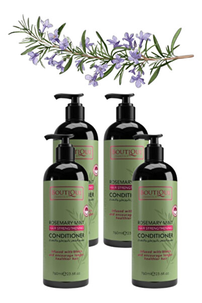 Boutique 4 Pieces Rosemary Mint Hair Strengthening Conditioner 760ML