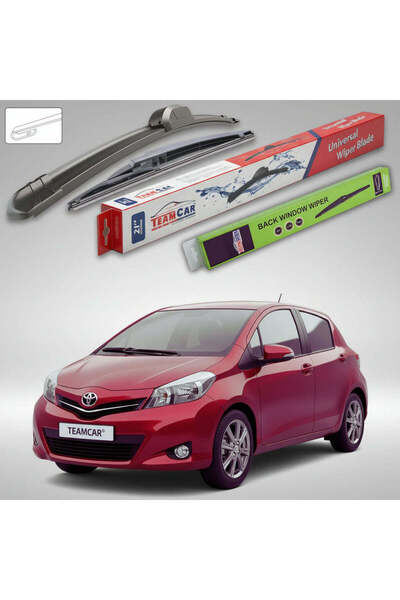 TEAMCAR Υαλοκαθαριστήρες Toyota Yaris P13 Hatchback 2011-σήμερα |   Σετ Επίπε...