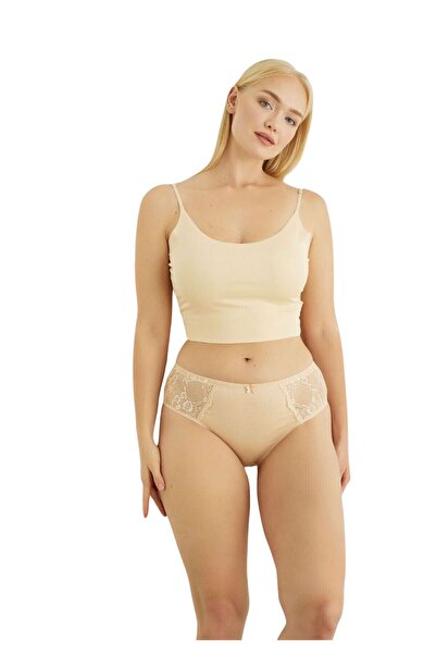 Norddiva Γυναικείο εσώρουχο Midi Slip ANNA - Μπεζ