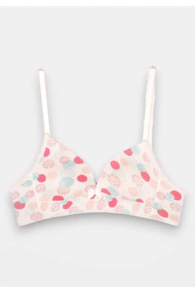 Biyo Σουτιέν Εφηβικό Βαμβακερό Kids Dots Baby Pink - Ροζ Ανοιχτό
