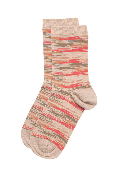 Pro Socks Κάλτσες γυναικείες βαμβακερές Art Colors - Μπεζ