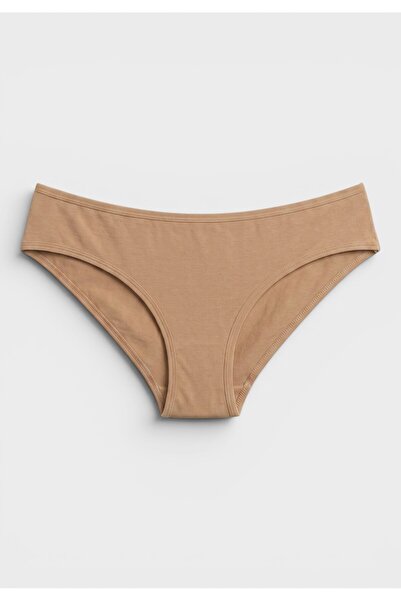 KOTA Γυναικείο Bikini Slip Modal 3Pack Καφέ-Ταμπά-Ροζ - Πολύχρωμο