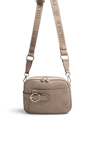 Silver Polo C.Vizon - C.Vizon Suede Women's Crossbody Bag Sp1256