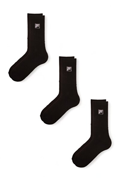FILA Κάλτσες Unisex High 3 τεμάχια - Μαύρο