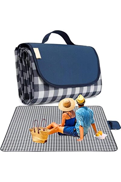 KASTWAVE Large Picnic Blanket, 80"x 60”Waterproof & Sand Proof Beach Blankets...