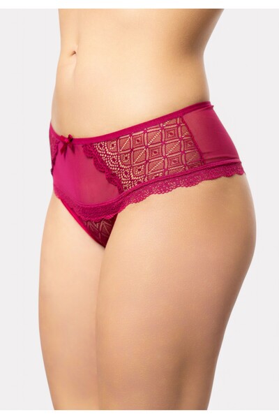 Cottonhill Hipster με δαντέλα Burgundy Lilly - Μπορντώ