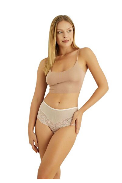 Norddiva Γυναικείο εσώρουχο Midi Slip LUCIA - Σομόν