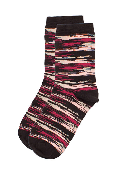 Pro Socks Κάλτσες γυναικείες βαμβακερές Art Colors - Μαύρο