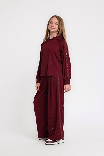 HAUSEkids طقم ألارا ماجيك للفتيات من 10-14 سنة - أحمر كلاريت