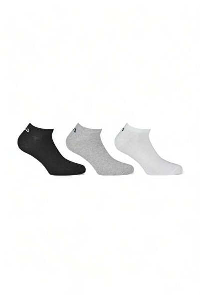 FILA Σοσόνια Unisex Invisible Plain 3 Pack - Πολύχρωμο