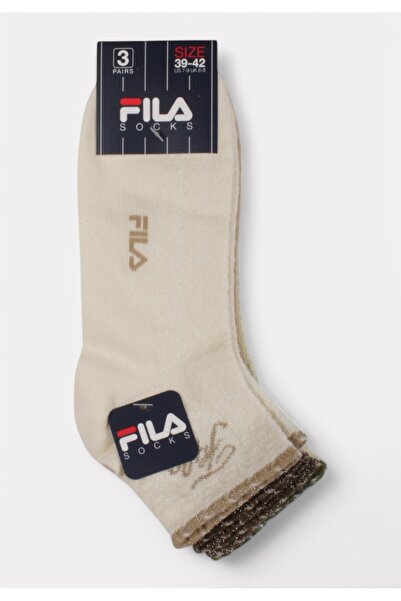 FILA Quarter Socks F6787 Beach - 3 τεμάχια - Πολύχρωμο