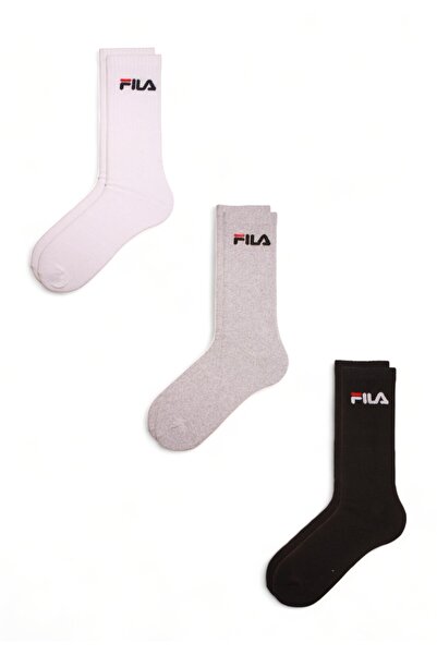 FILA Κάλτσες Unisex Crew Tennis 3 τεμάχια - Πολύχρωμο