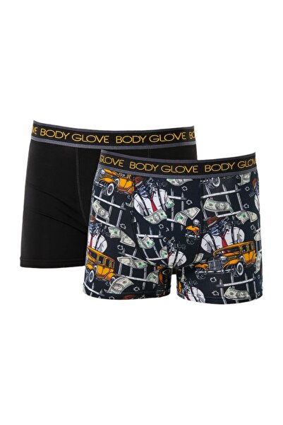 Body Glove Boxer ανδρικό Money 2 Τεμ. - Μαύρο