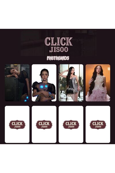 Kpop Dünyasi BLACKPINK Jisoo '' Click '' Photocards Set